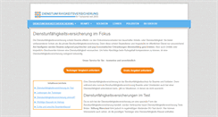Desktop Screenshot of dienstunfaehigkeitsversicherungen.org