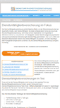 Mobile Screenshot of dienstunfaehigkeitsversicherungen.org